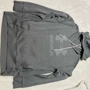 Under Armour Heather Gray Fleece Hoodie